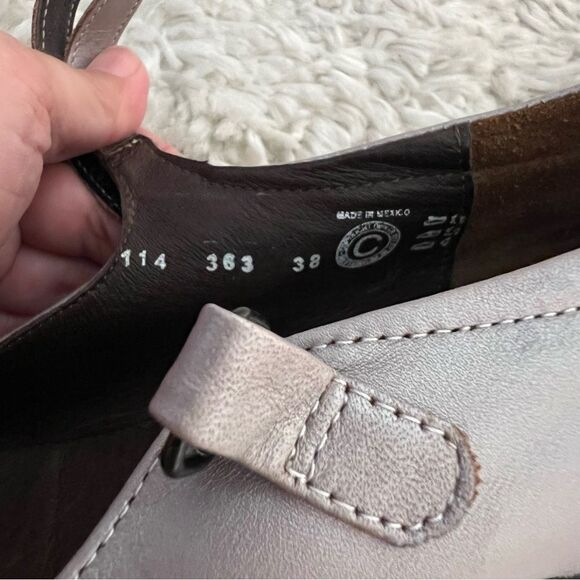 Wolky  Mary Janes Heels  Hook & Loop EUR 37 US 6-6.5 No Insoles Iridescent - Picture 9 of 9